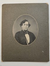 1860s Identified Sea Captain James T Whitman Antique Portrait Photo Maritime picture