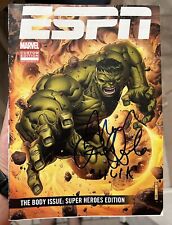 Mark Ruffalo signed comic ESPN Marvel The Body Issue Hulk inscription autograph picture