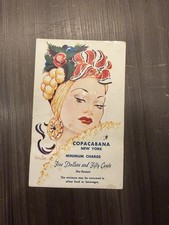 VTG Copacabana NY PostCard Autographed By Jimmy Durante & John Ireland 1950’s picture