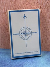 Sealed Vintage Pan American World Airways Playing Cards – White Case picture