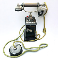 Vintage Antique KTAS Hand Crank Telephone Phone Ericsson AC400 picture