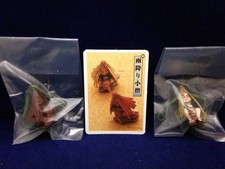 Medicom Kabuki Yo-kai Netsuke Hyakki Yako Rainy Day Little Ghost Natural & Red picture