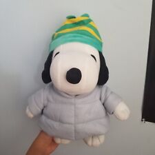Puffer Jacket Snoopy Plush CVS 2023 Light Blue Green Hat picture