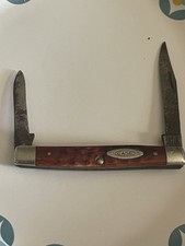 Vtg 1940-1964 Case XX 6233 Small Folding Pocket Knife Red Bone picture