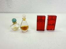 Vintage Miniature Empty Perfume Bottle Lot Halston Red Door Wings Decor Display picture