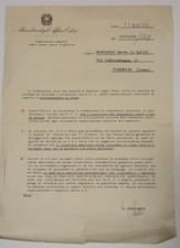 1955 Italian Emigration Letter – Ministry of Foreign Affairs, U.S. Refugee Case picture