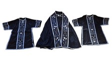 Set Of 3 Antique Smoking Cloaks, Pluvials, Dalmatics Circa 1900 (# 18412) picture
