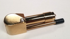 SOLID BRASS Metal Smoking Proto Pipe Style picture