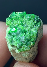 30 CT natural green Garnet Crystal specimen from Afghanistan picture