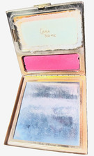 Cara Nome (Langlois) vintage 1940s powder compact with mirror & puff picture