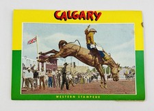 1950s Calgary Alberta Western Stampede Souvenir View Folder Rockies picture