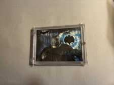 Christian Bale Topps Batman Begins Authentic Worn Cape Relic Card picture