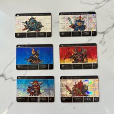 Bandai SD Gundam Gaiden Lacroa Hero Prism Carddass 6 Card 1989 Japanese picture