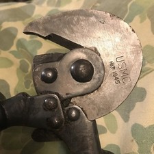 RARE USMC WW2 barbed Wire Cutters MARINE CORPS Large Head HKP 1945 picture