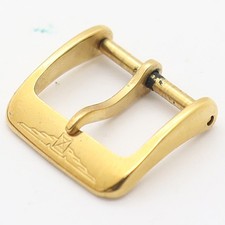 Longines genuine buckle, 14mm, gold-colored, for men's watch. picture