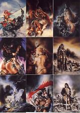 LUIS ROYO SERIES 2 FORBIDDEN UNIVERSE COMPLETE 90 FANTASY TRADING CARD SET 1994 picture