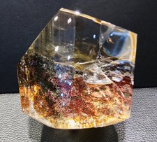 Natural Green Phantom Quartz Crystal Cluster – Gemstone Specimen picture