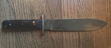Vintage Warner Moran Rio Grande Blackjack Fixed Blade Knife Forge Steel Japan picture