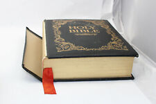 Holy Bible Authorized King James Version Family Edition Windsor Dark Brown Black picture