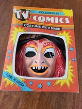 Vintage 1970s Collegeville HR Pufnstuf Witchiepoo Halloween Costume Boxed Mask picture