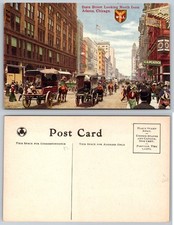 Standard Chicago State Street Adams Looking North Postcard picture