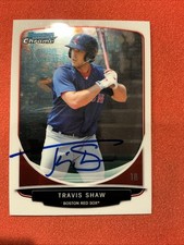 Travis Shaw 🔥🔥MLB: 2013 Bowman Chrome🔥🔥Autograph 🔥🔥 picture