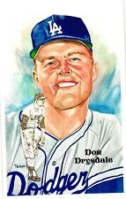 Don Drysdale 1980 Perez-Steele Baseball Hall of Fame Limited Edition Postcard picture