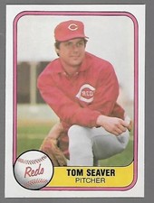 1981 TOM SEAVER FLEER VINTAGE BASEBALL CARD $$ picture
