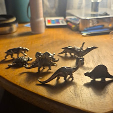 Mini Dinosaur Figurine Lot of 6 - Triceratops, Pteranodon & More picture