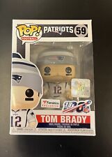 Funko POP Football: Patriots - Tom Brady (Away White Hat) #59 Fanatics Excl. picture