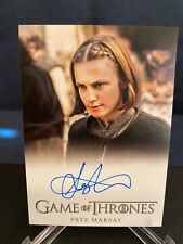 2023 Rittenhouse Game Of Thrones Art & Images Faye Marsay Full Bleed Auto picture