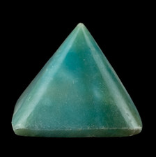 Ancient Egyptian Antiquities Pyramidion Rare Stone Pyramid Artifact Figurine BC picture