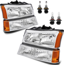 Headlight Assembly Compatible with 2003-2006 Chevy Avalanche/2003-2007 Chevrolet picture