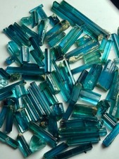100Carat Mindblowing Rough Blue Indicolite Tourmaline Facet Grade Quality From A picture