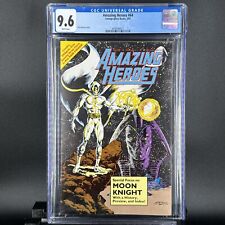Amazing Heroes #64 CGC 9.6 (Moon Knight Spotlight) 1985 Chris Warner Cover picture