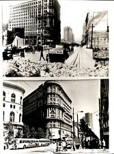 LG59 1981 Oversize 2nd Gen Photo SAN FRANCISCO MARKET ST REBUILT 1906 EARTHQUAKE picture