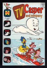 TV Casper and Company #28 NM- 1970 Square Bound 68-pg Giant Harvey File-White picture
