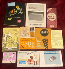 Vintage Lot of Manuals Coldspot GoldStar Westinghouse Panasonic etc picture