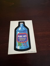 1973 Topps Wacky Packages 1st Series Pure Hex  Powerful Bleach white back  picture