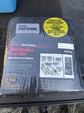Rare Sears Craftsman USA Nos 53pc Mechanics Tool Set W Case Old School 33753 picture