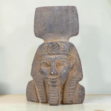 Rare Ancient Egyptian Antique Statue King Tutankhamun Pharaonic Egyptian BC picture