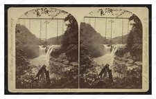 Portage New York Genesee Falls Standard Postcard COPY RPPC picture