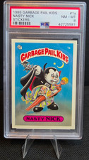 1985 Topps OS1 Garbage Pail Kids Series 1 Nasty Nick 1a Card PSA 8 NM-MINT π 9? picture