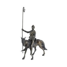 Antique Viennese Bronze Don Quixote on a Horse High Detail Miniature picture