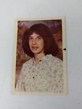 Vintage 1980s Small Found Photograph Original Portrait High School Girl Braces picture