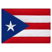 PUERTO RICO FLAG PATCH embroidered iron-on EMBLEM applique BANNER BADGE PARCHE picture