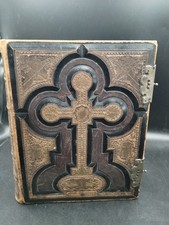 Antique Circa 1879 Approved Holy Catholic Bible – John E. Potter & Company picture