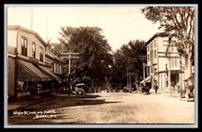 Post Card Maine RPPC A View Of Main Street Looking North - Bethel, ME 1922 picture