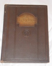 RARE 1924 NOTRE DAME YEARBOOK - THE DOME - COACH ROCKNE - FOOTBALL TEAM WENT 9-1 picture