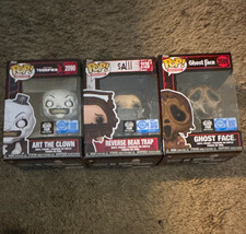 Funko POP Vinyl Lot of 3 Scare Fair Exclusive Boxed Art, Bear Trap, Ghost picture